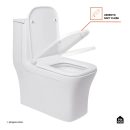Vaso Sanitário Monobloco Caixa Acoplada Privada Jurerê Pingoo.casa - Branco