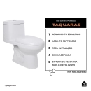 Vaso Sanitário Monobloco Caixa Acoplada Privada Taquaras Pingoo.casa - Branco