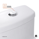 Vaso Sanitário Monobloco Caixa Acoplada Privada Taquaras Pingoo.casa - Branco