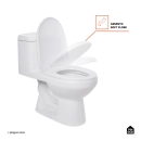 Vaso Sanitário Monobloco Caixa Acoplada Privada Taquaras Pingoo.casa - Branco