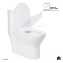 Vaso Sanitário Monobloco Caixa Acoplada Privada Zircônia Pingoo.casa - Branco