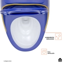 Vaso Sanitário Monobloco Caixa Acoplada Privada Aquarela Azul