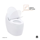 Vaso Sanitário Monobloco Caixa Acoplada Privada Aquarela Branco