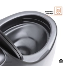 Vaso Sanitário Monobloco Caixa Acoplada Privada Aquarela Preto