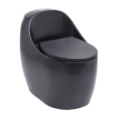Vaso Sanitário Monobloco Caixa Acoplada Privada Aquarela Preto