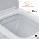 Vaso Sanitário Monobloco Pingoo.casa Porcelana Opala - Branco 12L Econômico