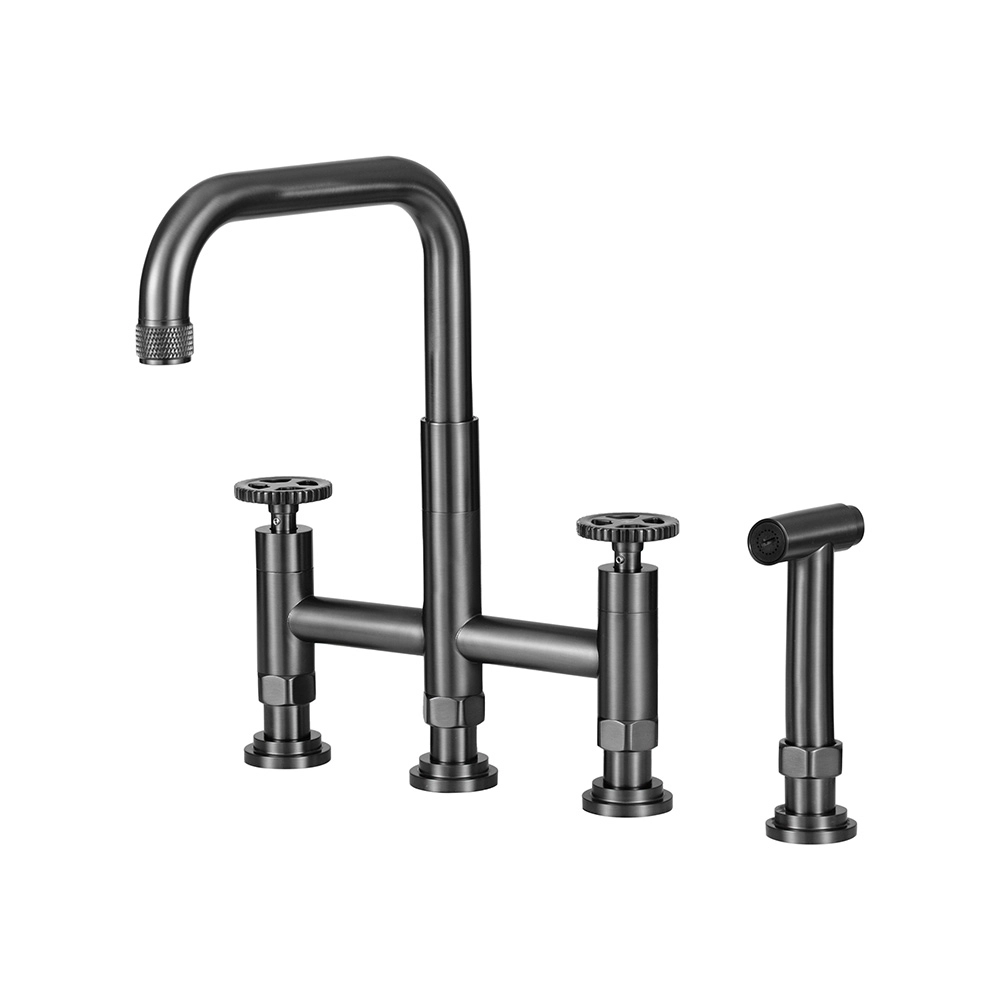 Torneira para Cozinha Gourmet Misturador Extensível Duplo Comando
